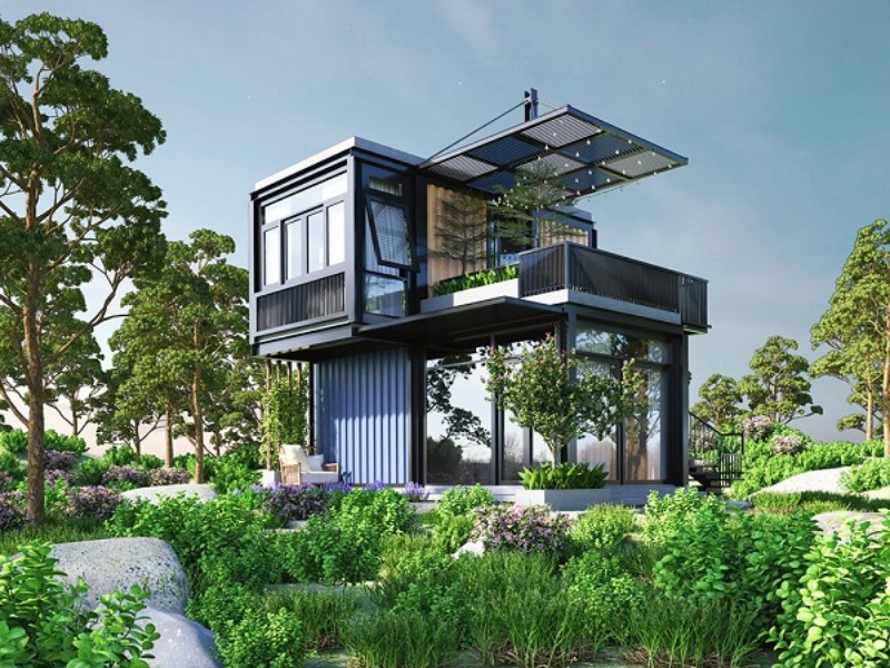 nhà lắp ghép container
