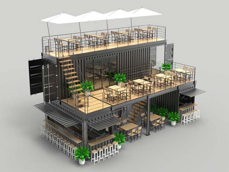 nhà lắp ghép container