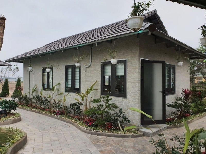 xây nhà lắp ghép bằng bê tông nhẹ