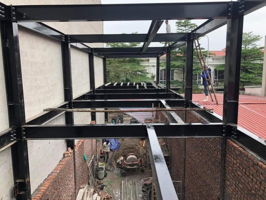 xây nhà khung thép