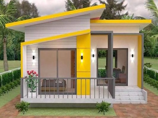 mẫu nhà tiền chế đơn giản